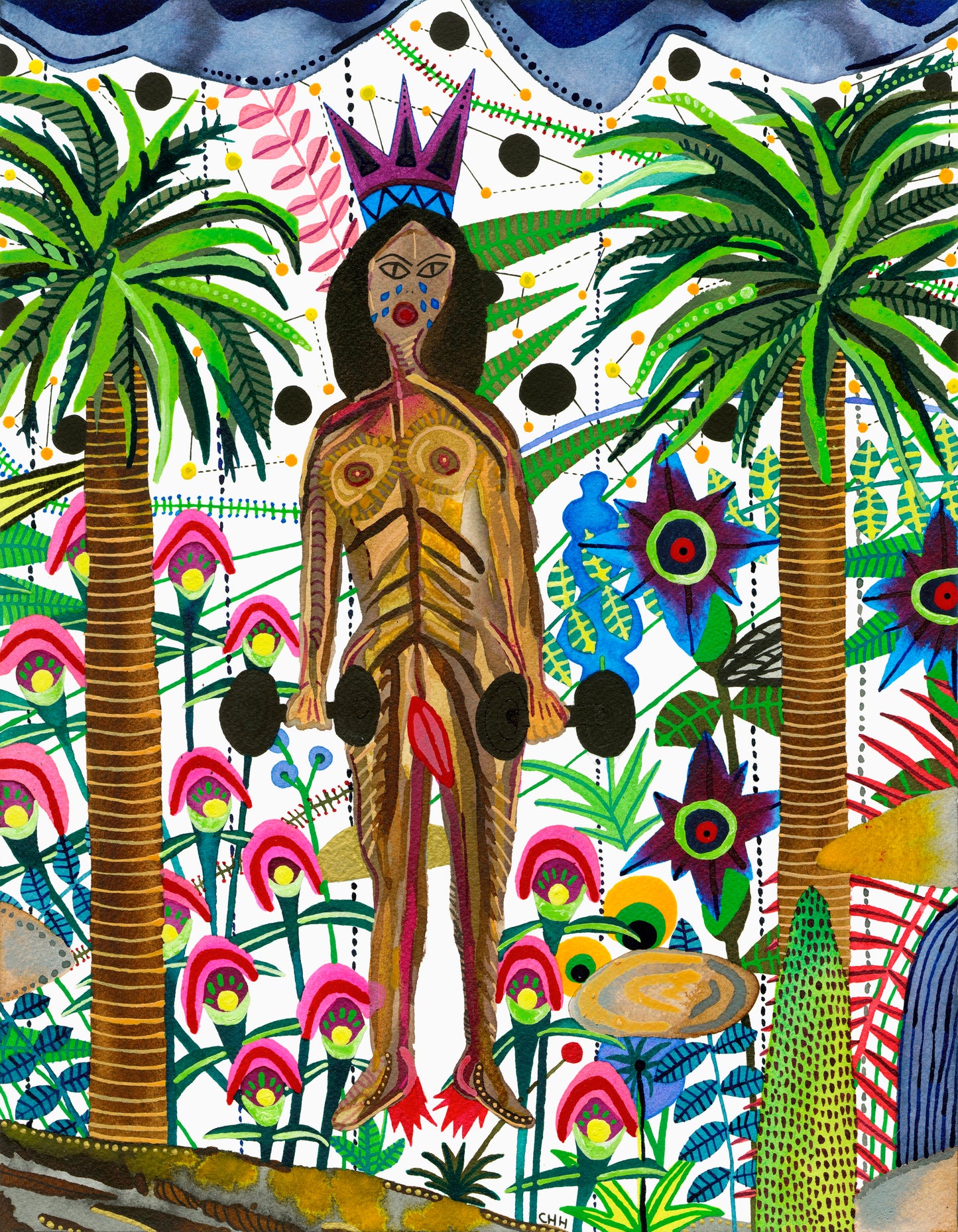Œuvre originale ''La brûlure''