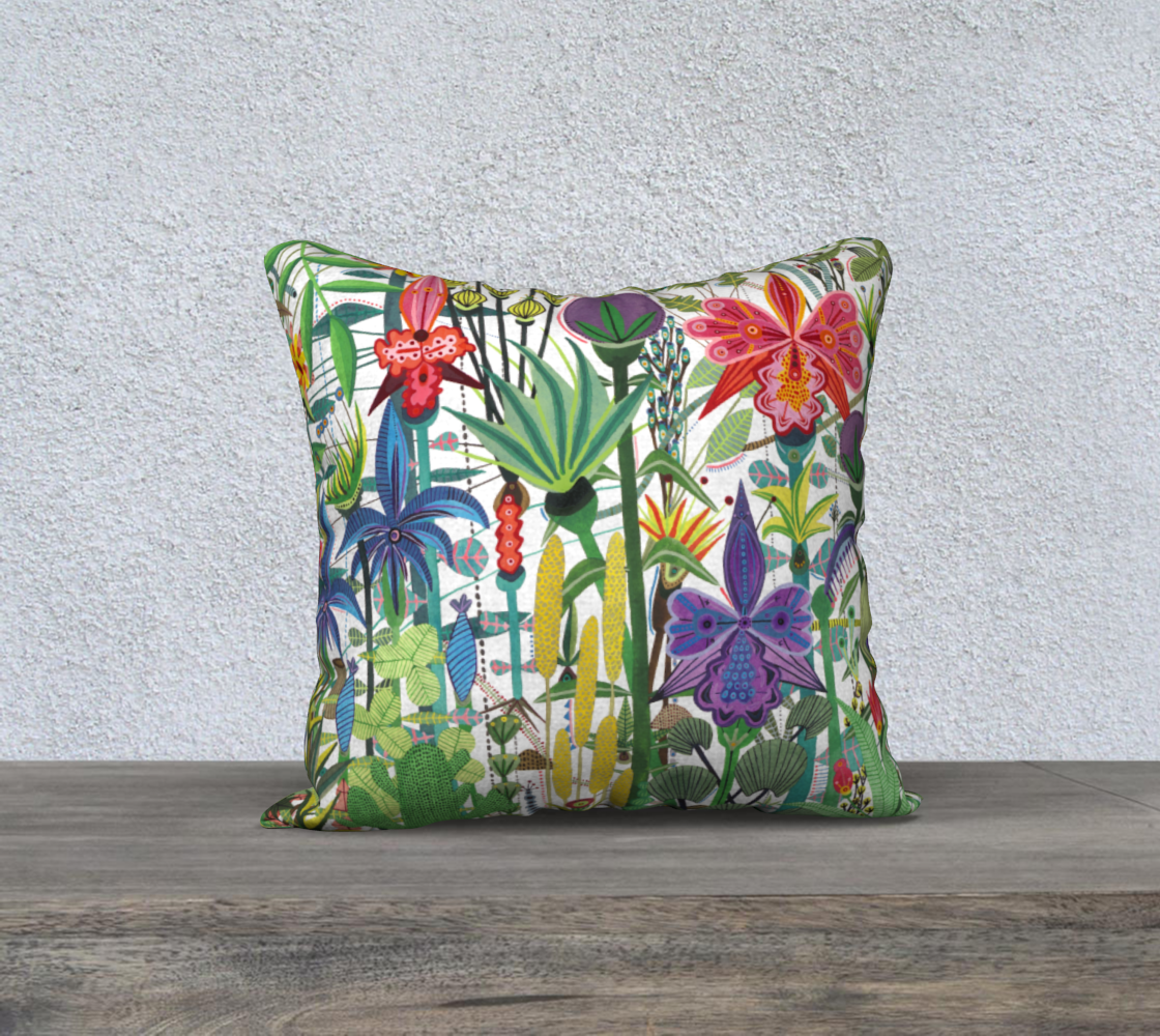 Housse de coussin ''À l'est de Pie-IX''