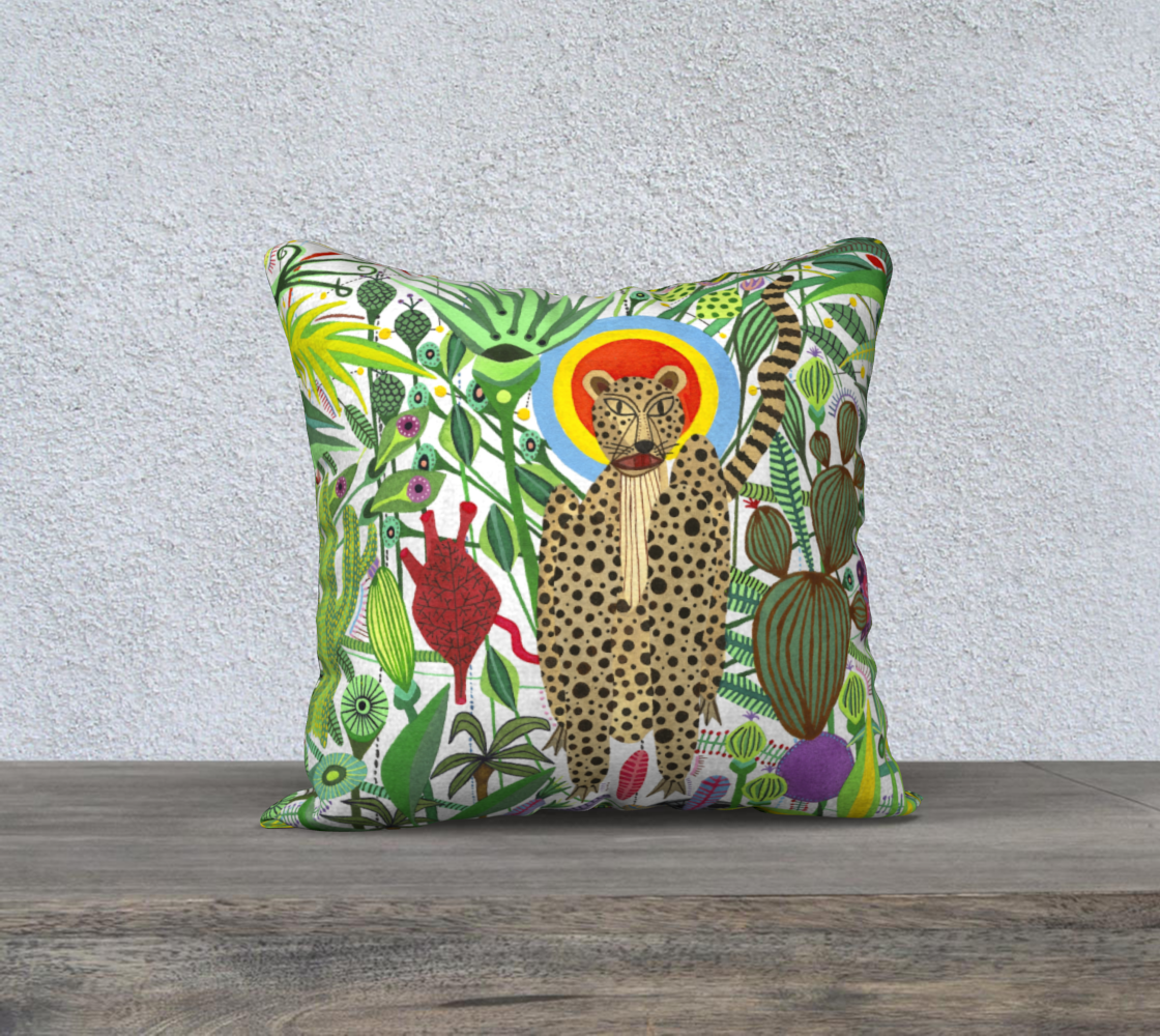 Housse de coussin ''Un cœur à la dérive''