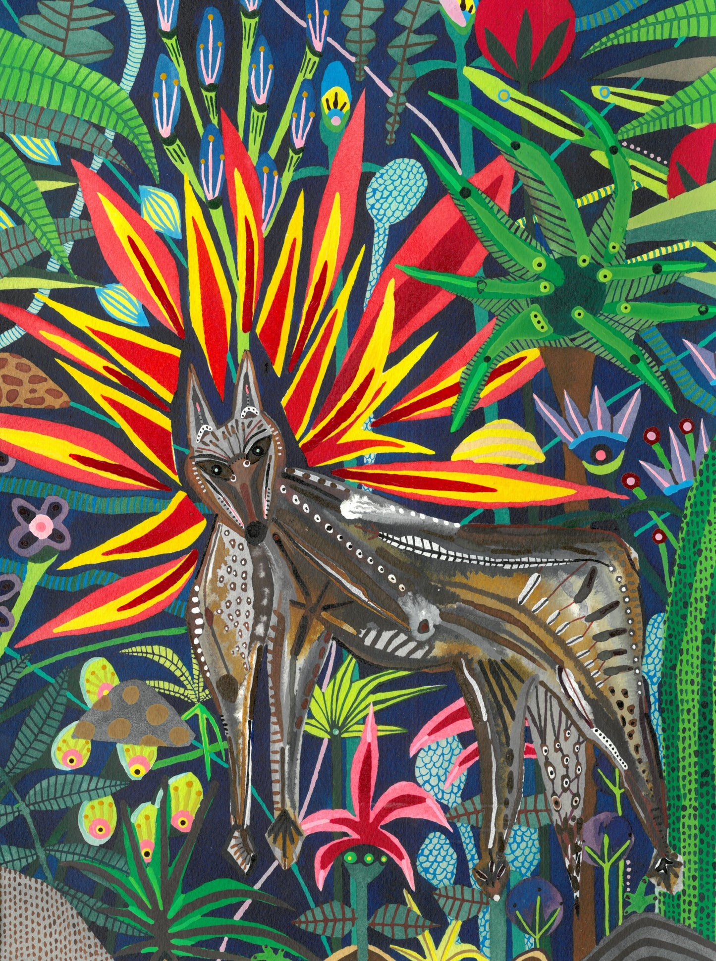 Œuvre originale ''Le loup d'Hochelaga-Maisonneuve''