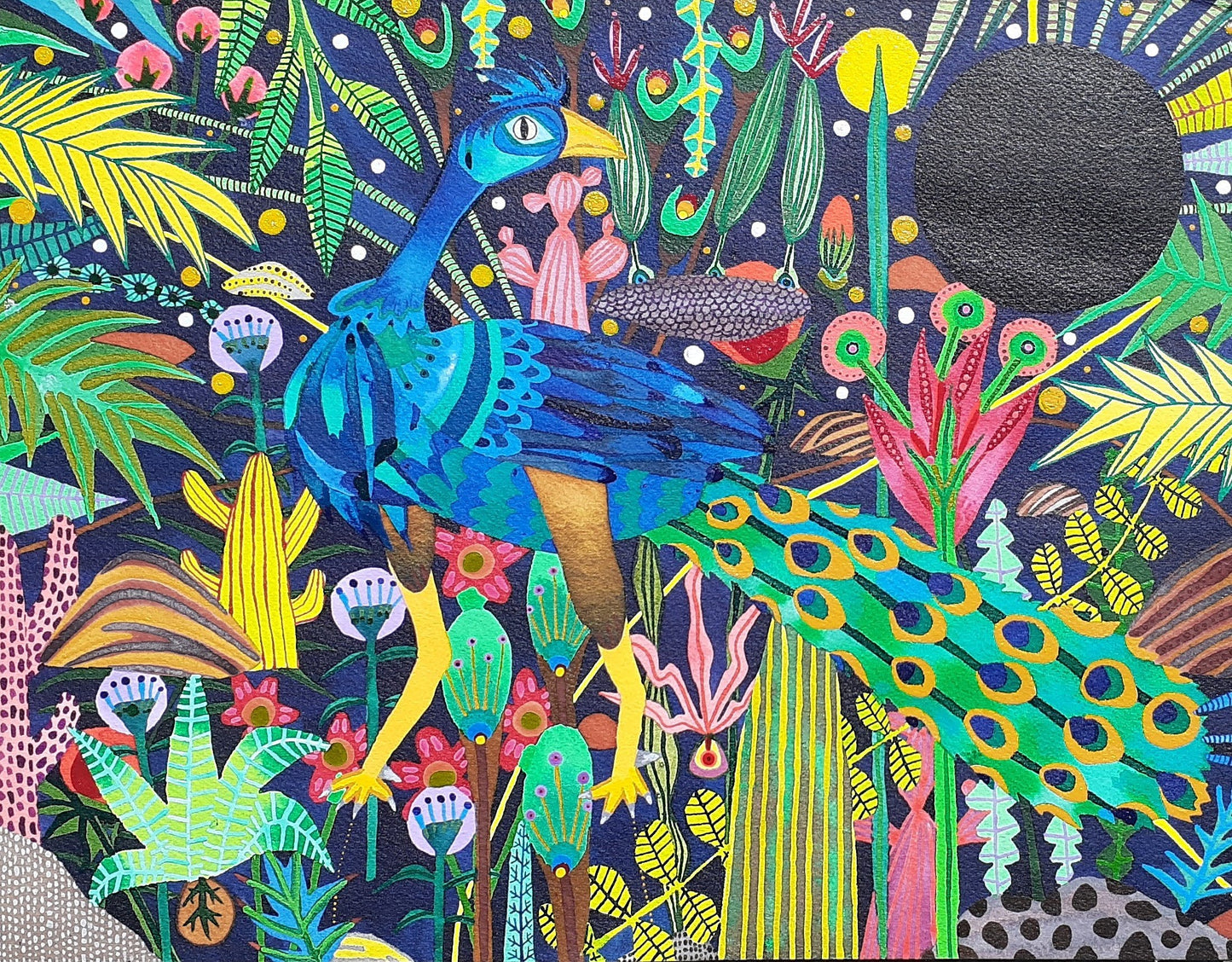 Œuvre originale ''Le paon''