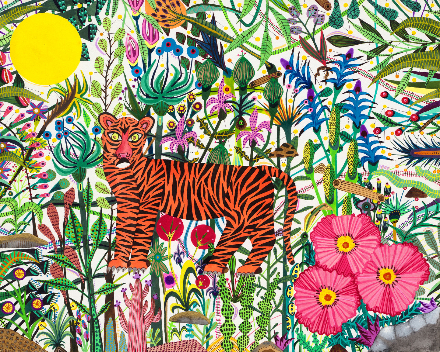 Œuvre originale ''Le tigre''
