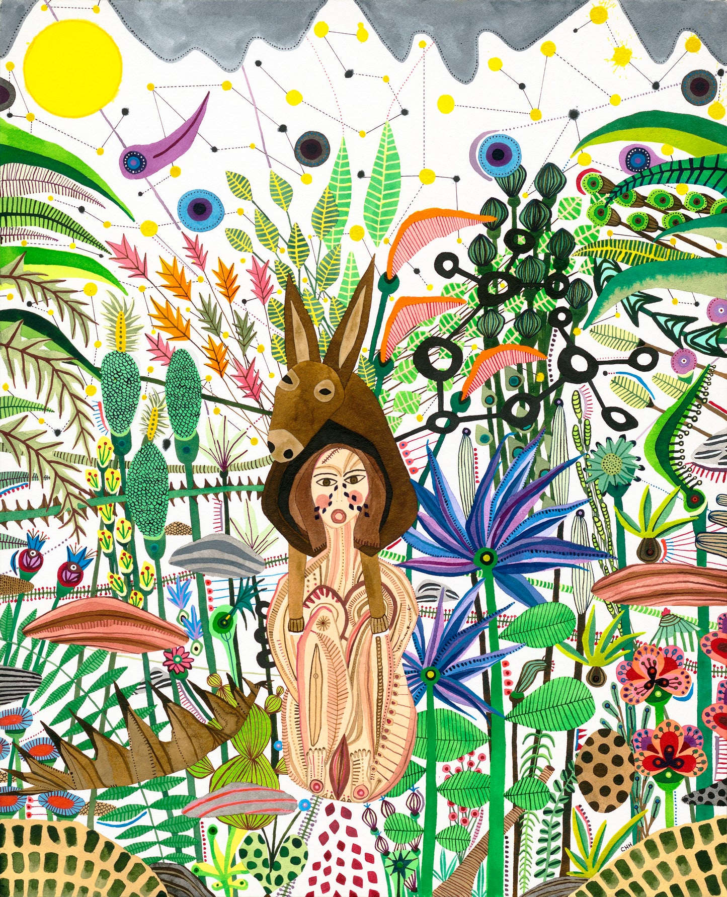 Œuvre originale ''Un robe couleur de temps''