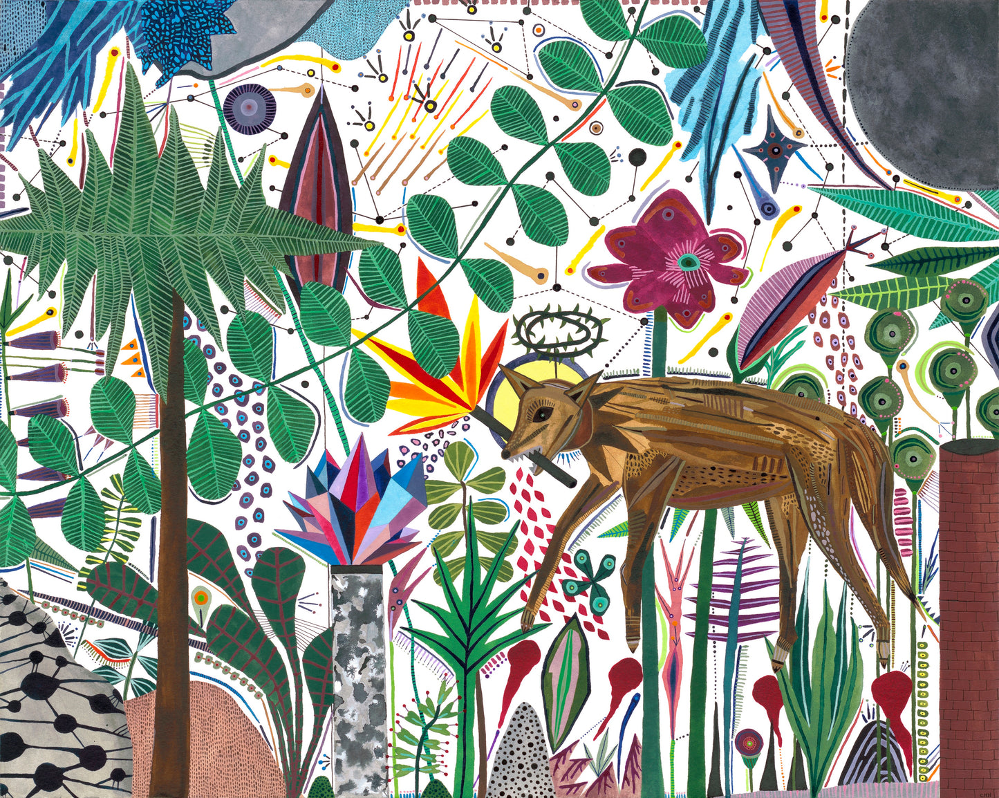 Œuvre originale ''L'intangible frontière du nord''