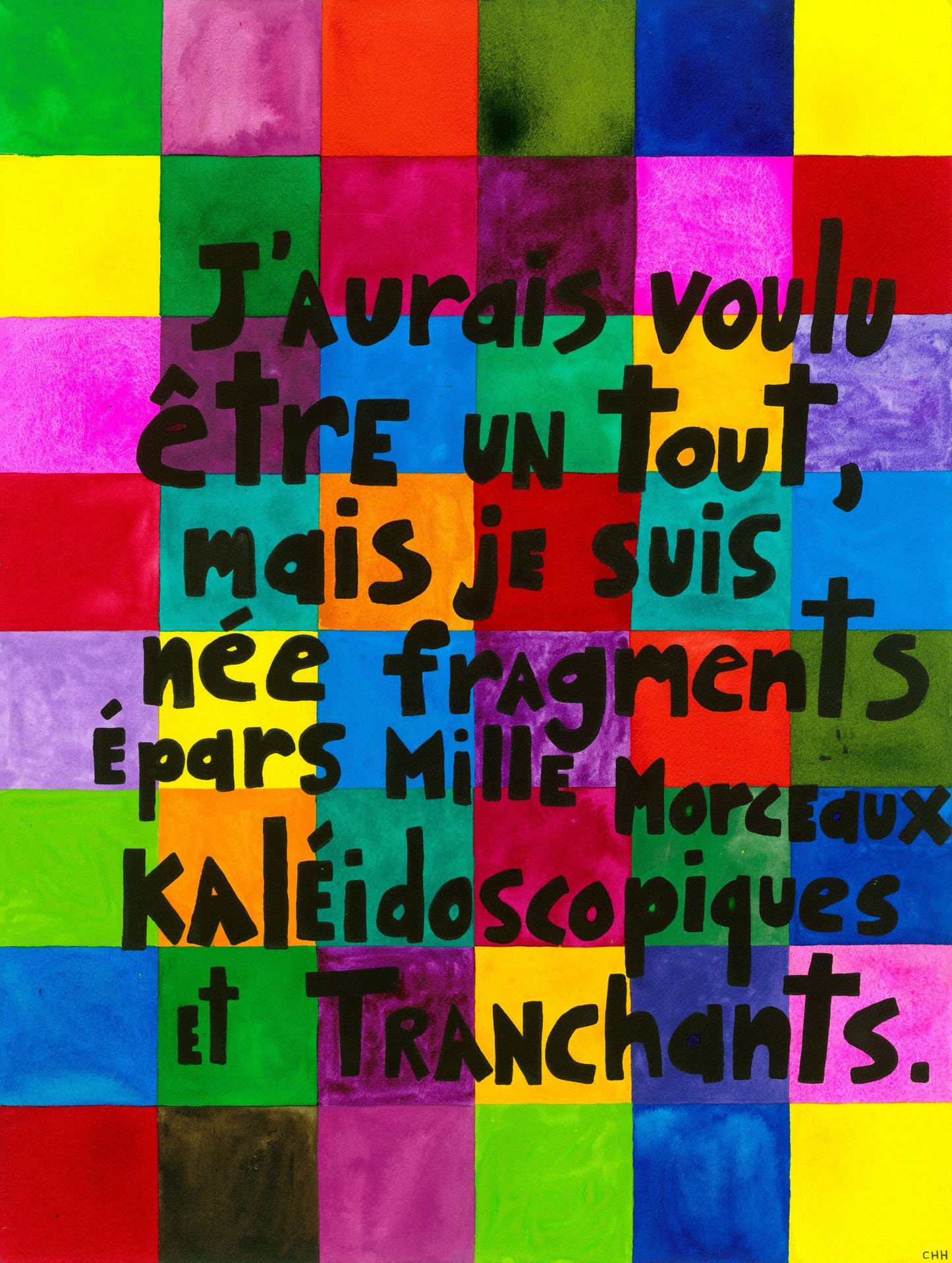 Œuvre originale ''Kaléidoscope''